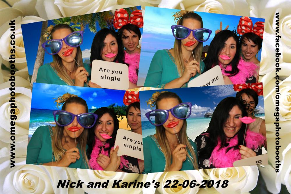 Nick & Karine's Wedding | View more photos from the event at gallery.omegaphotobooths.co.uk/u/Omega-Photobooths/Nick-Karines-Wedding